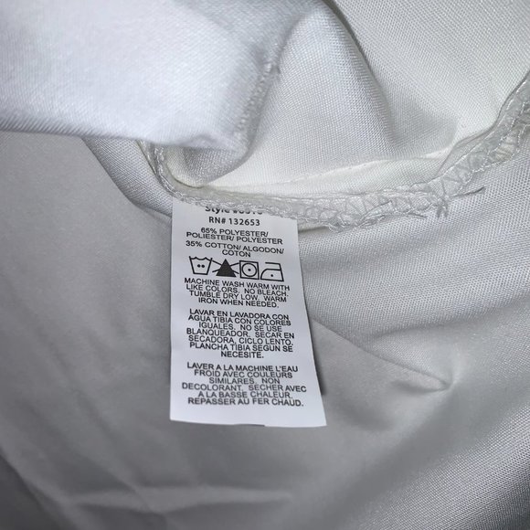 π2/$20πWONDERWINK Women's Scrubs Bravo 5 Pocket V-Neck Top, White, X-Large - Picture 6 of 11